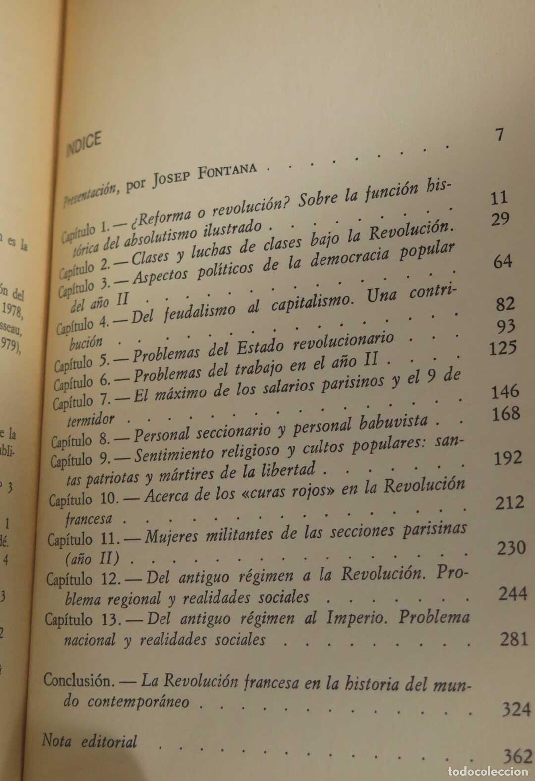 Libros de segunda mano: La Revoluci&oacute;n Francesa. SOBOUL - Foto 2