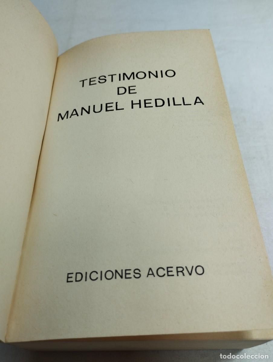 Libros de segunda mano: Testimonio de Manuel Hedilla. Magenta: Historia y documento. - Foto 2