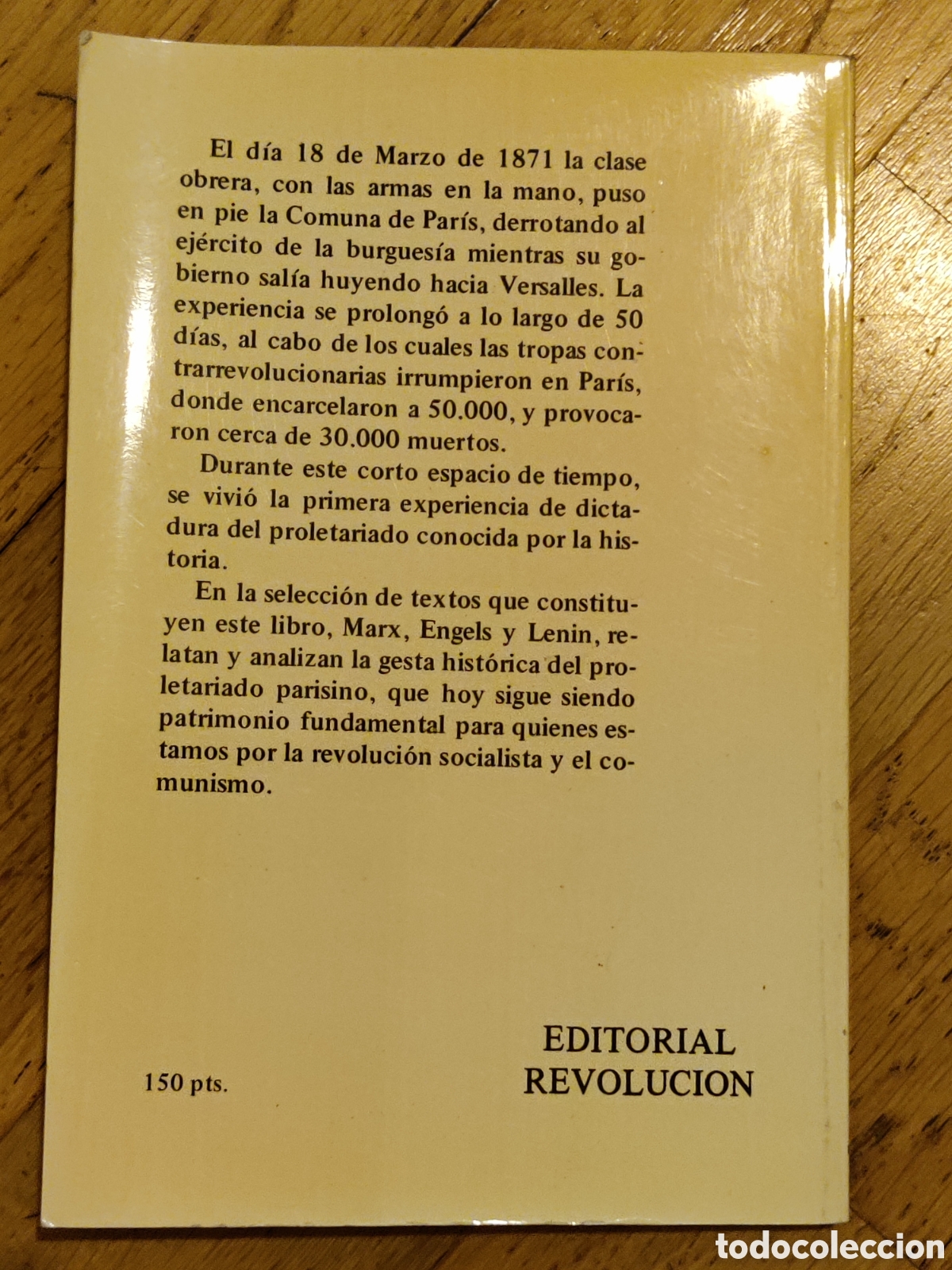 Libros de segunda mano: La Comuna de Par&iacute;s - Marx, Engels, Lenin - Foto 3