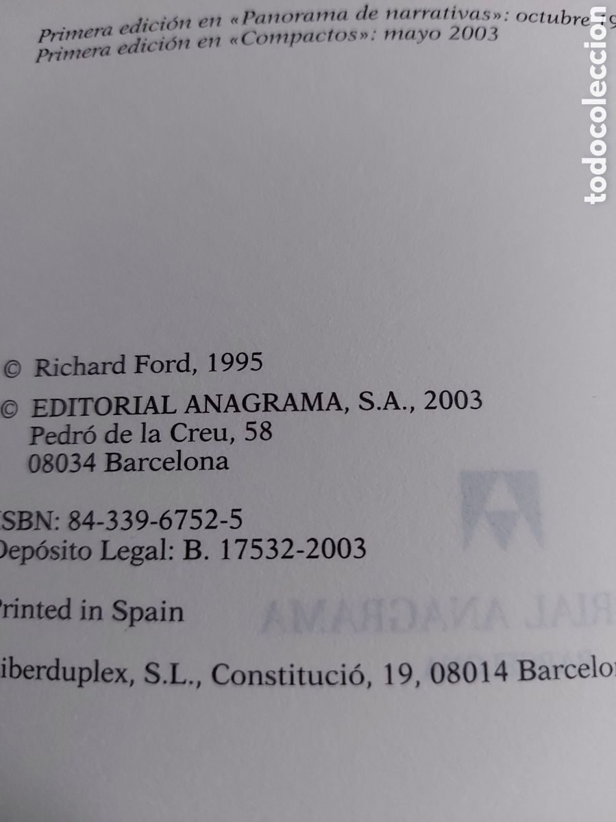 Libros de segunda mano: EL DIA DE LA INDEPENDENCIA,a&ntilde;o 2003 - Foto 2