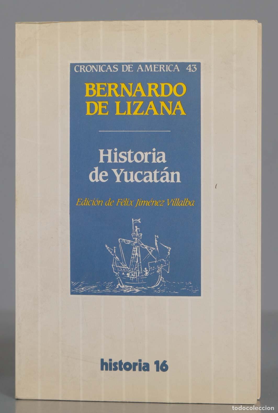 Libros de segunda mano: BERNARDO DE LIZANA Historia de Yucat&aacute;n - Foto 1