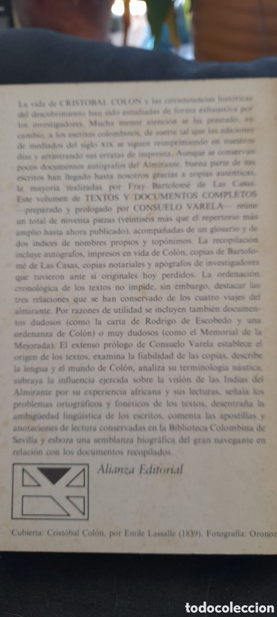 Libros de segunda mano: Textos y documentos completos Crist&oacute;bal Col&oacute;n - Foto 2