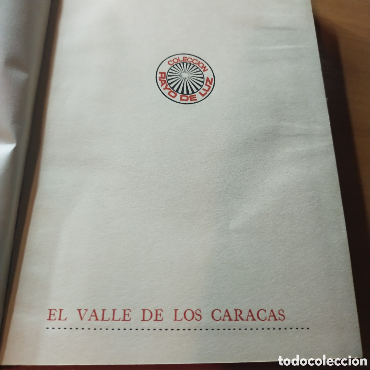 Libros de segunda mano: El valle de Los Caracas. - Foto 1