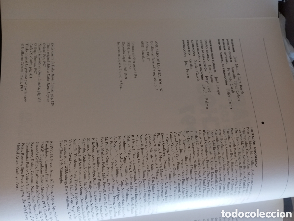 Libros de segunda mano: Anuario de los hechos - Foto 2