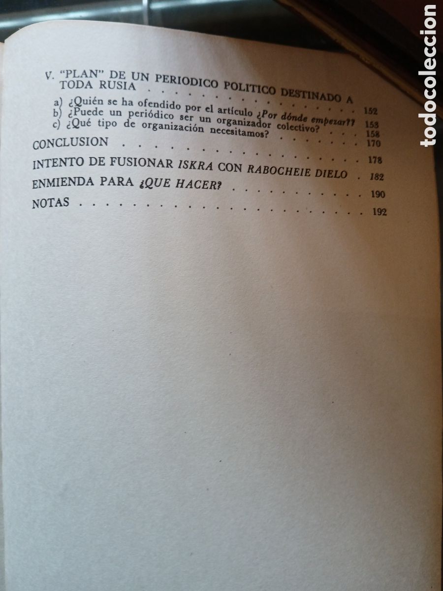Libros de segunda mano: Qu&eacute; Hacer?. V. I. Lenin. - Foto 5