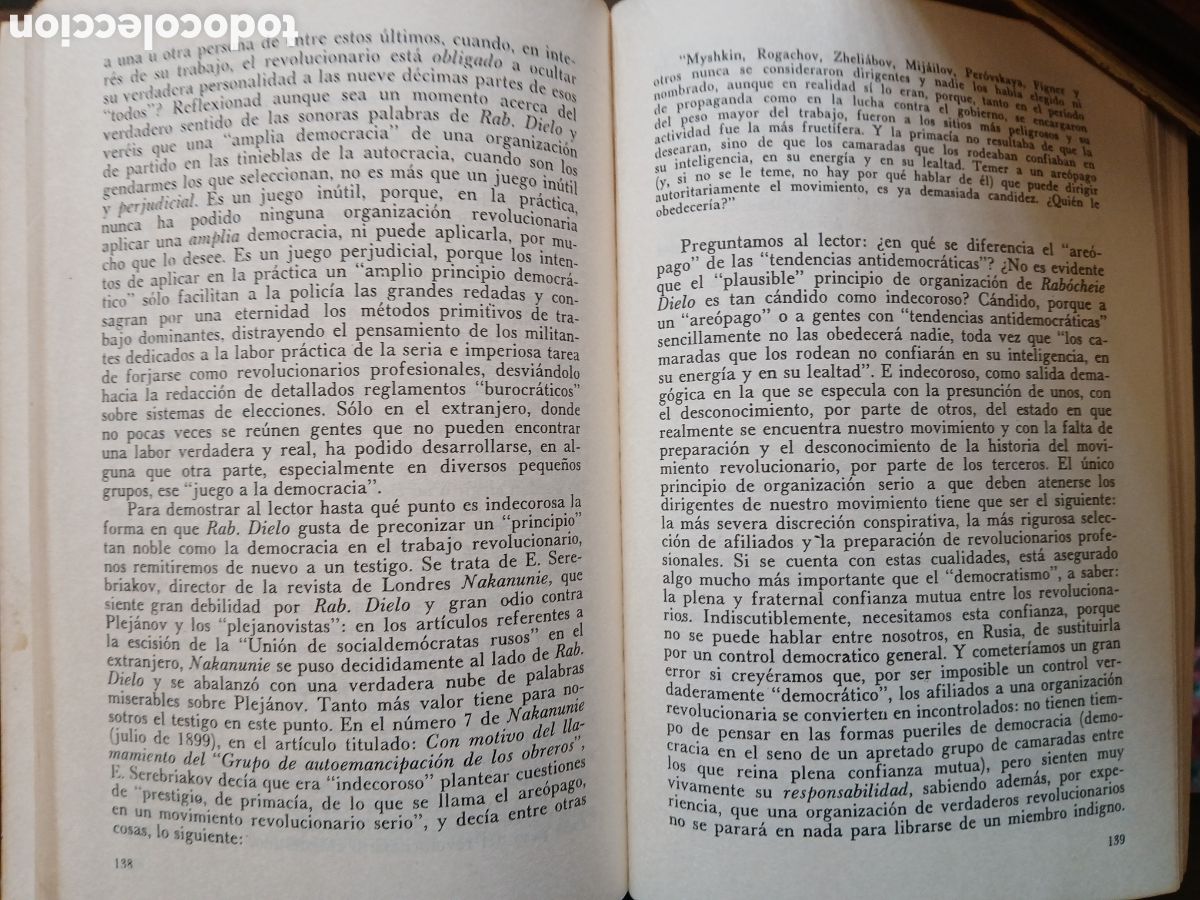 Libros de segunda mano: Qu&eacute; Hacer?. V. I. Lenin. - Foto 6