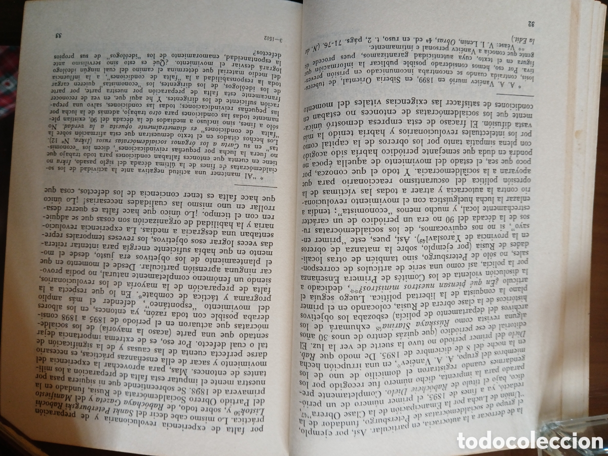 Libros de segunda mano: Qu&eacute; Hacer?. V. I. Lenin. - Foto 10