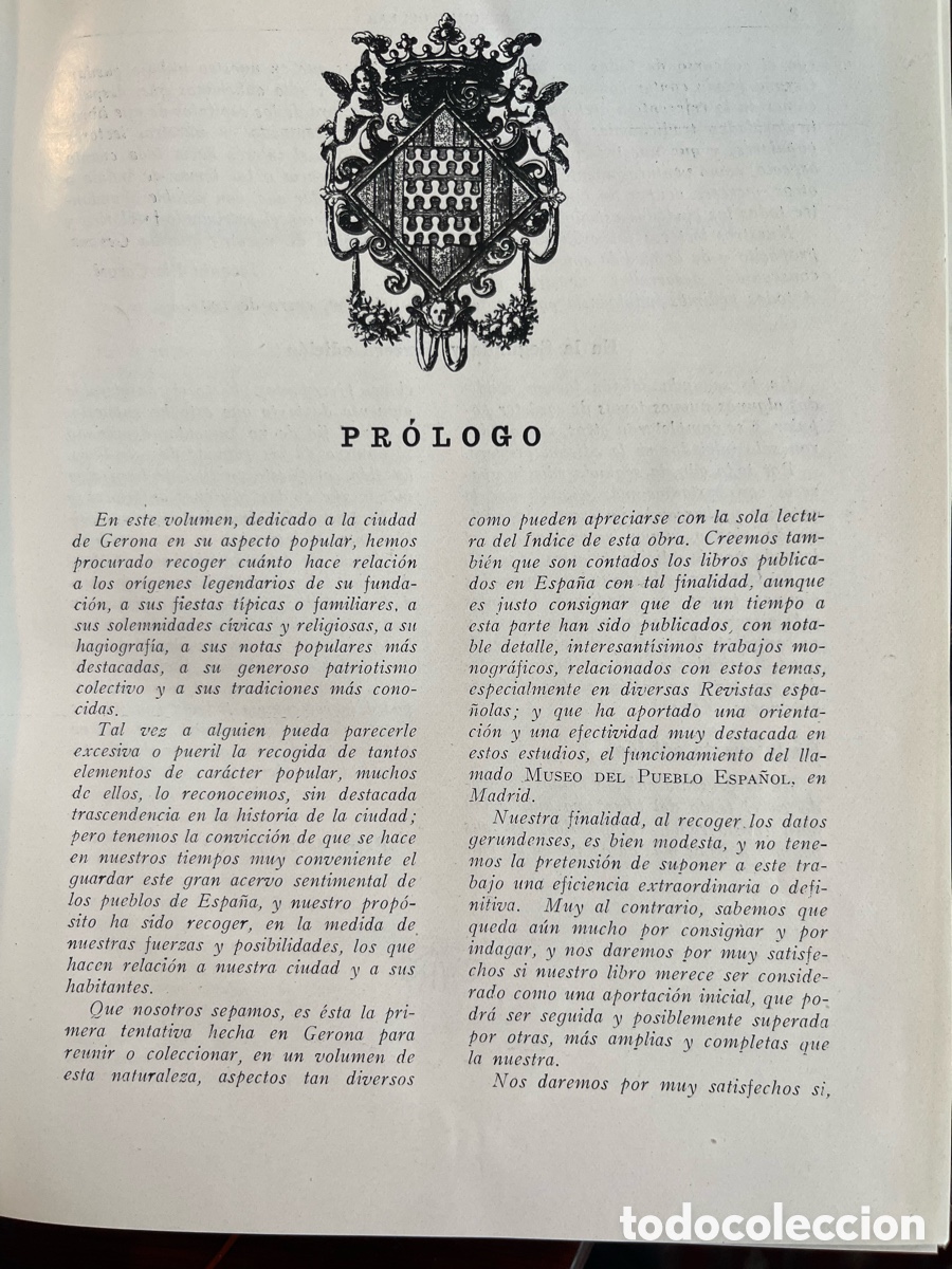 Libros de segunda mano: GERONA POPULAR, de Joaqu&iacute;n Pla Cargol. - Foto 5