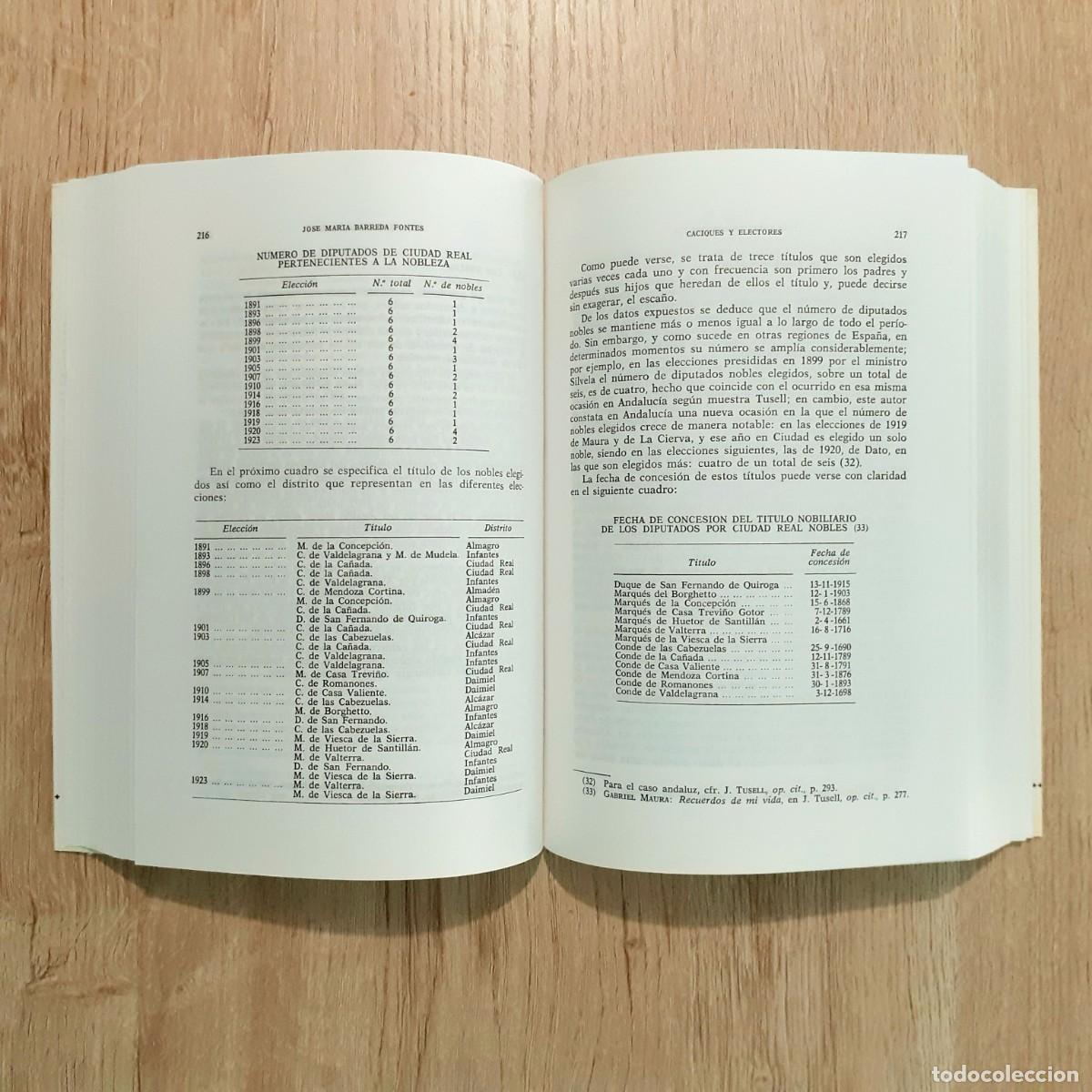 Libros de segunda mano: Libro CACIQUES Y ELECTORES de Barreda Fontes - Foto 4