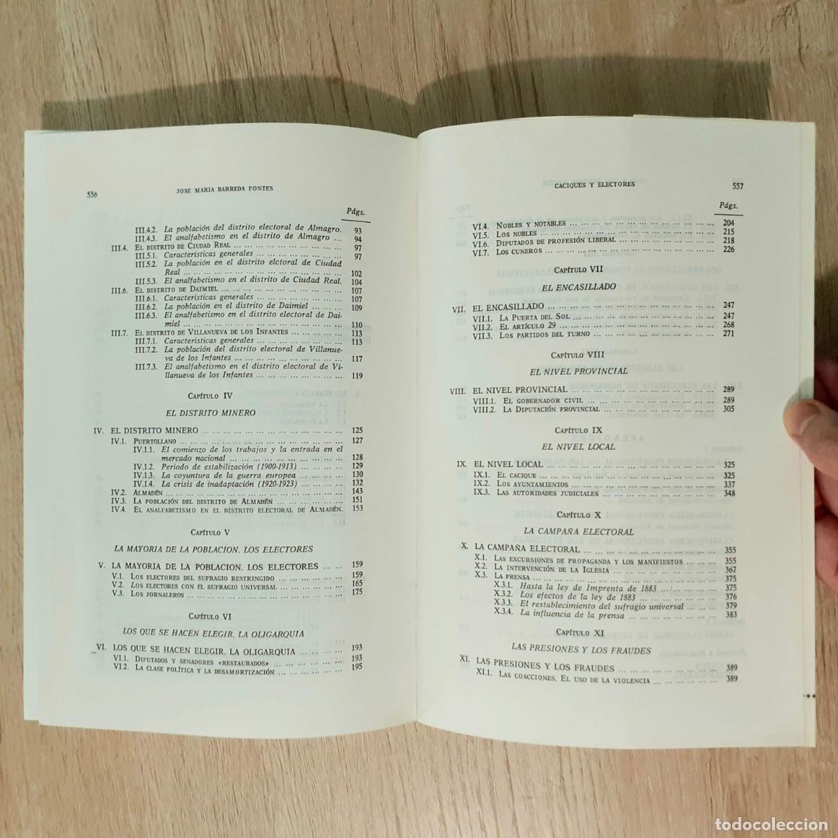 Libros de segunda mano: Libro CACIQUES Y ELECTORES de Barreda Fontes - Foto 10