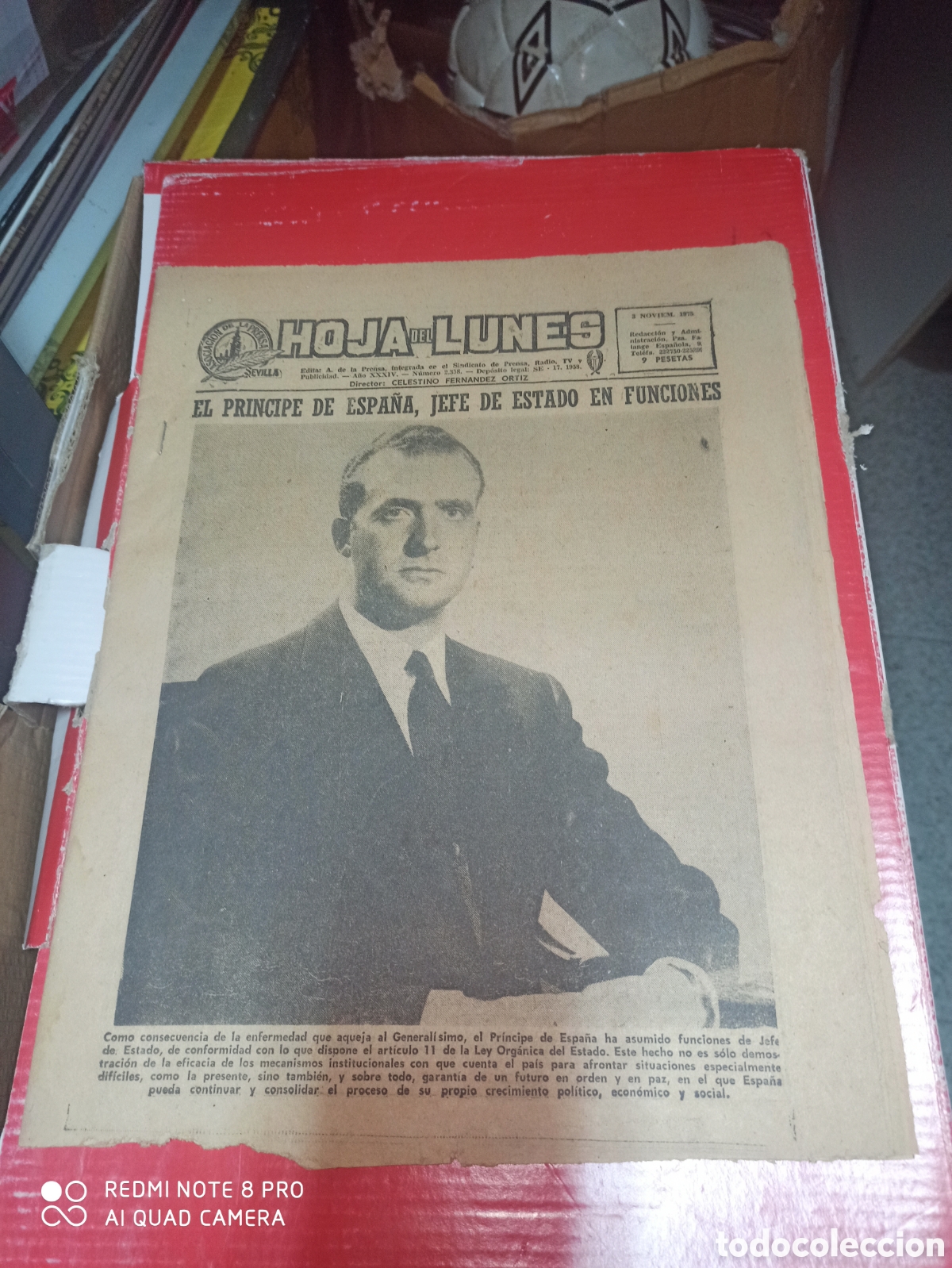 Libros de segunda mano: Prensa hoja del lunes - Foto 1