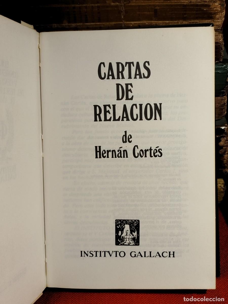 Libros de segunda mano: 1986. Cartas de relaci&oacute;n de Hern&aacute;n Cort&eacute;s. - Foto 1