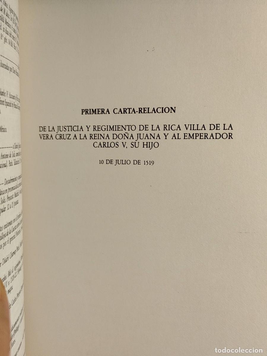 Libros de segunda mano: 1986. Cartas de relaci&oacute;n de Hern&aacute;n Cort&eacute;s. - Foto 3