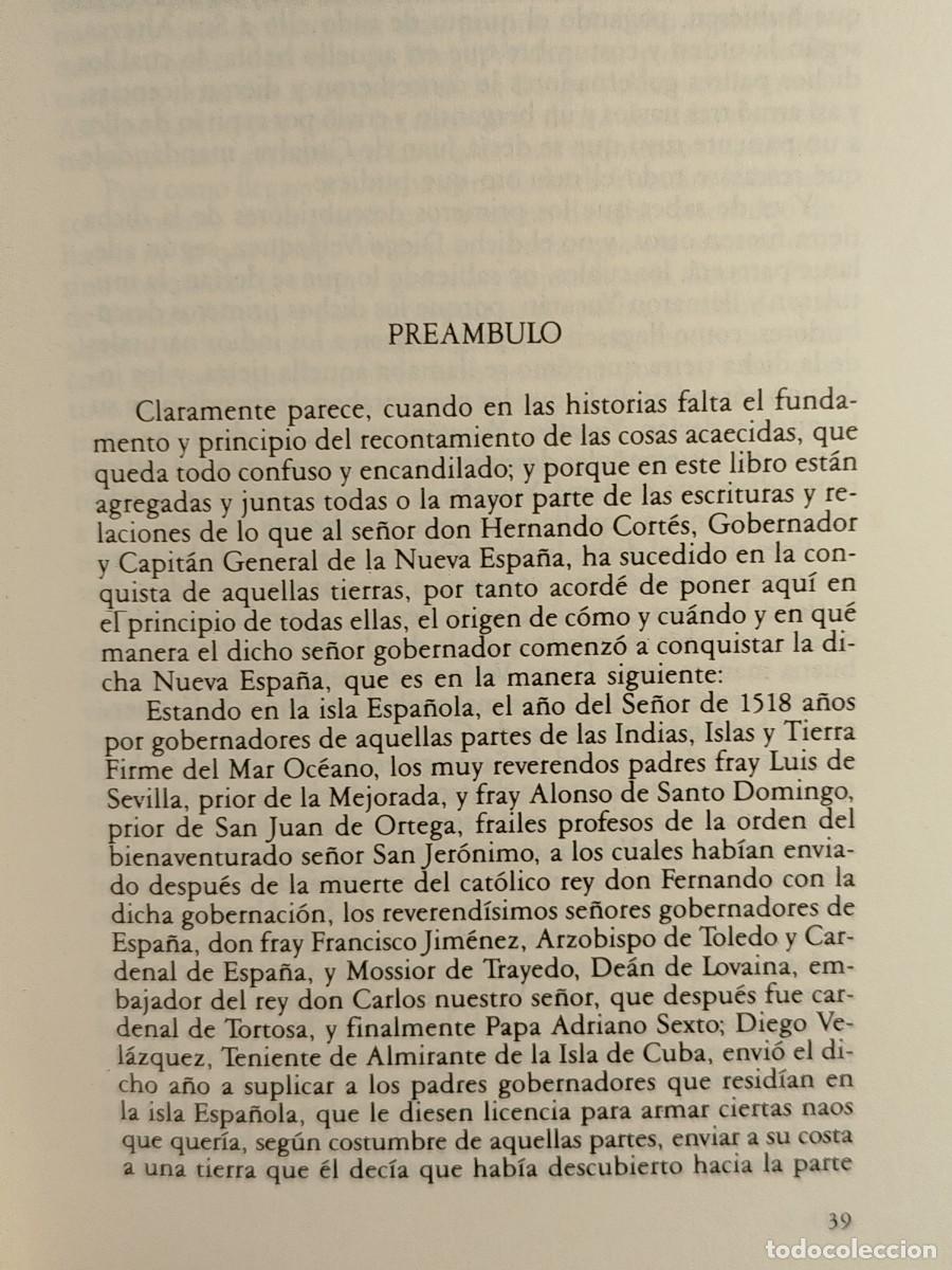 Libros de segunda mano: 1986. Cartas de relaci&oacute;n de Hern&aacute;n Cort&eacute;s. - Foto 4