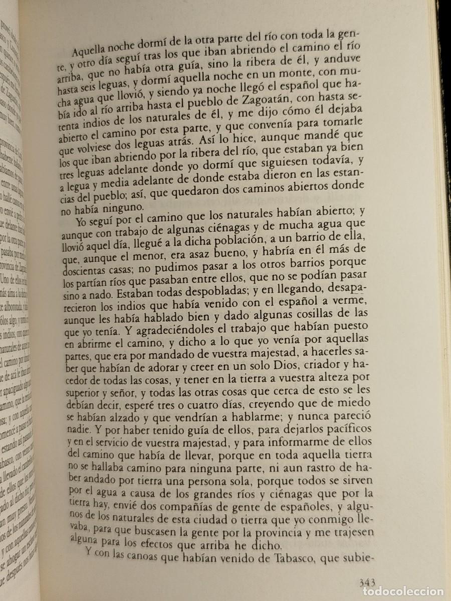 Libros de segunda mano: 1986. Cartas de relaci&oacute;n de Hern&aacute;n Cort&eacute;s. - Foto 8