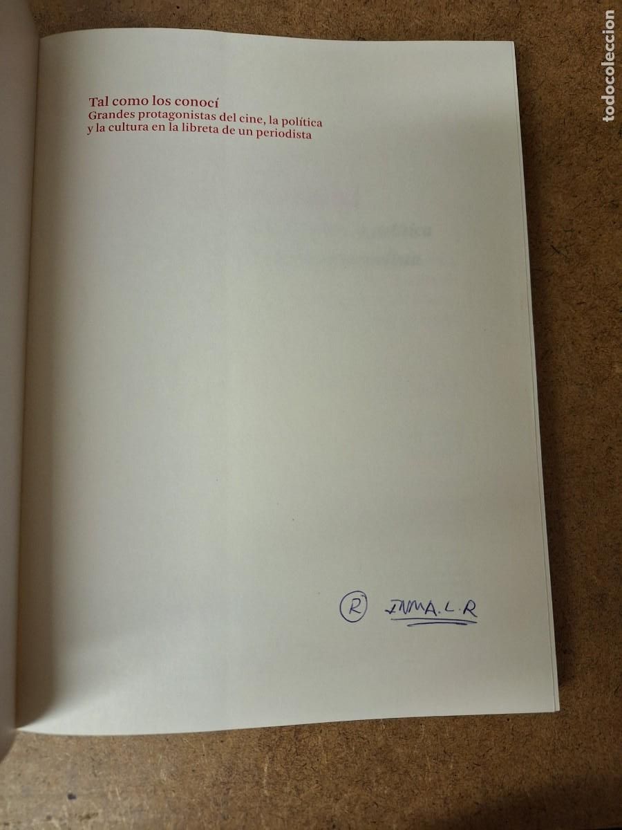 Libros de segunda mano: Tal como los conoc&iacute; - Jaime Arias - Foto 2