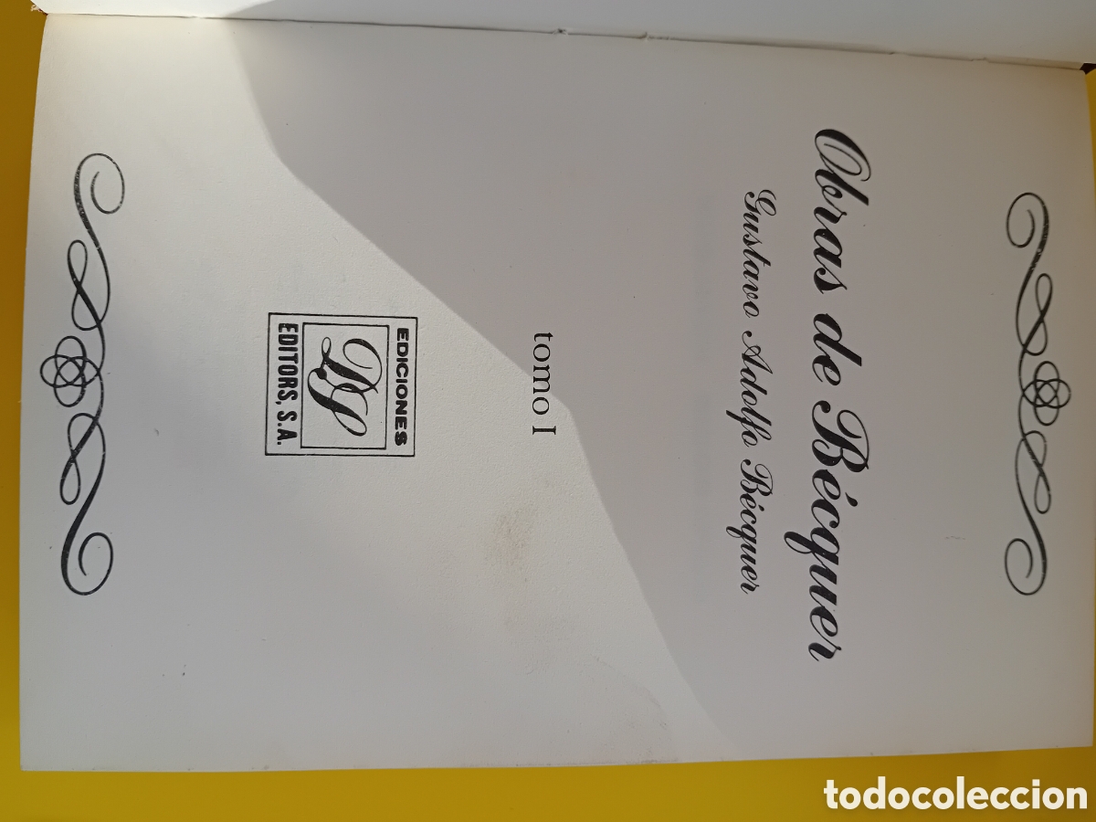 Libros de segunda mano: OBRAS DE BECQUER . TOMO I EDITORS - GUSTAVO ADOLFO BECQUER - Foto 2