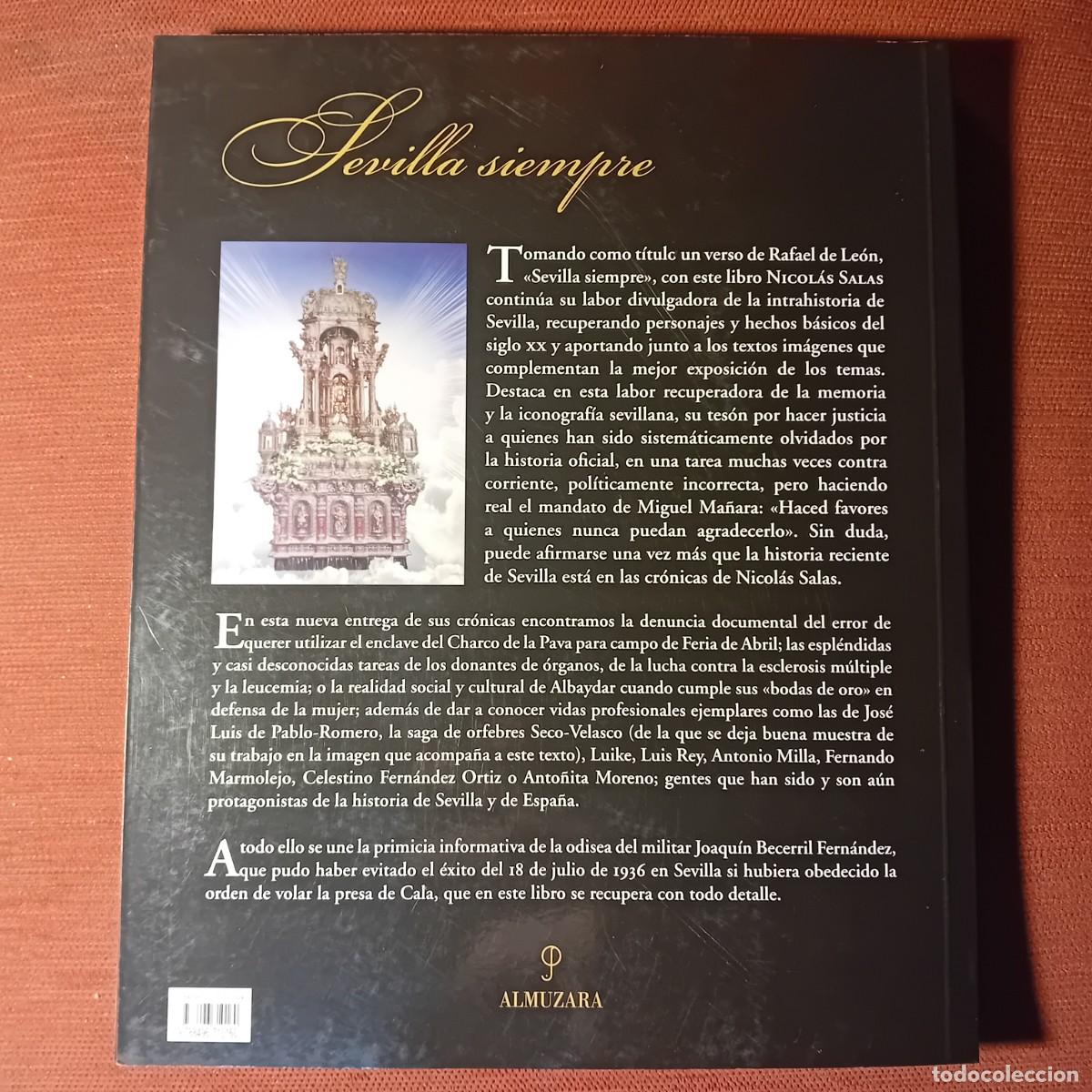 Libros de segunda mano: Libro SEVILLA SIEMPRE ( Nicolas Salas) - Foto 2