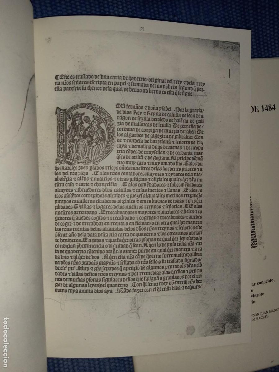 Libros de segunda mano: Cuaderno de Alc&aacute;balas de 1484 - Foto 2