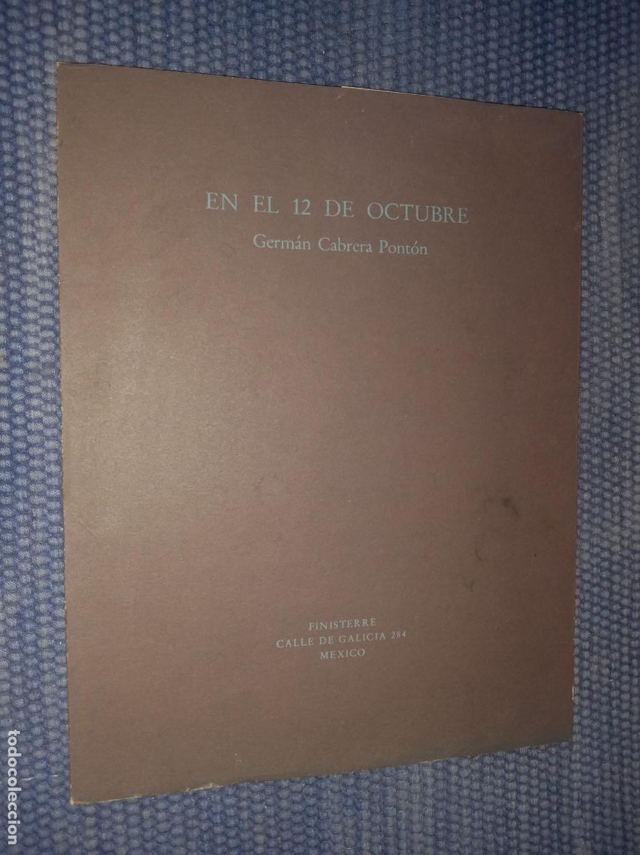 Libros de segunda mano: En el 12 de Octubre - Apolog&iacute;a - - Foto 1