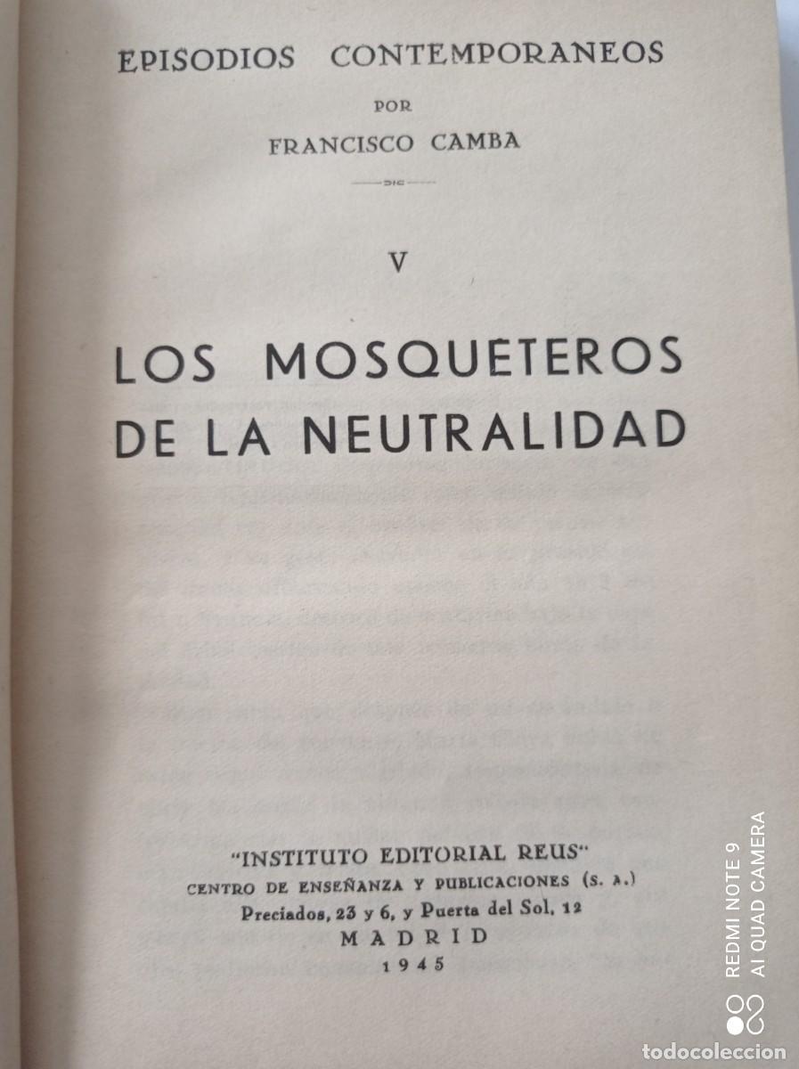 Libros de segunda mano: libro &rdquo; Los mosqueteros de la neutralidad &rdquo; - Foto 3