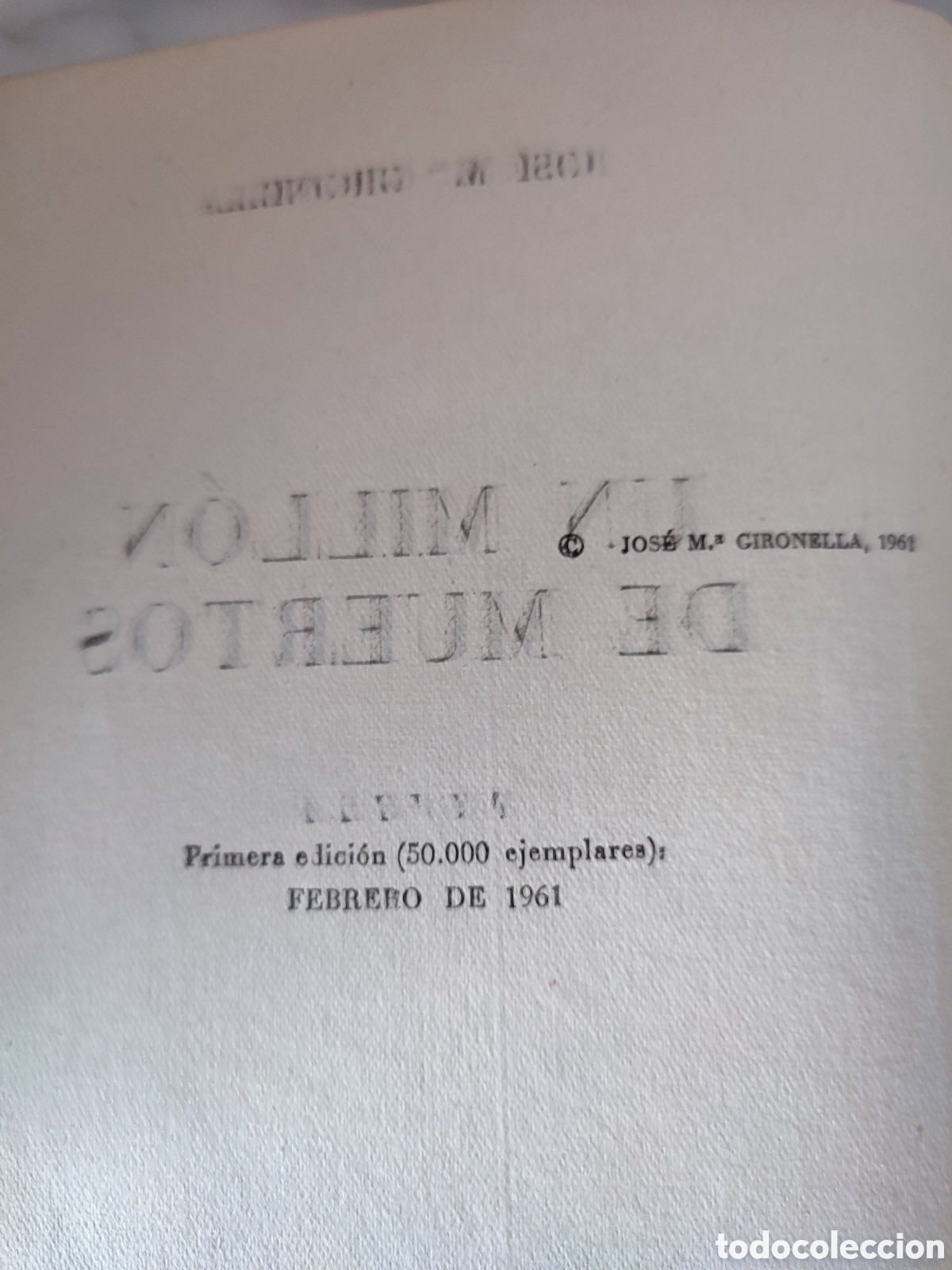 Libros de segunda mano: Un mill&oacute;n de muertos - Foto 3