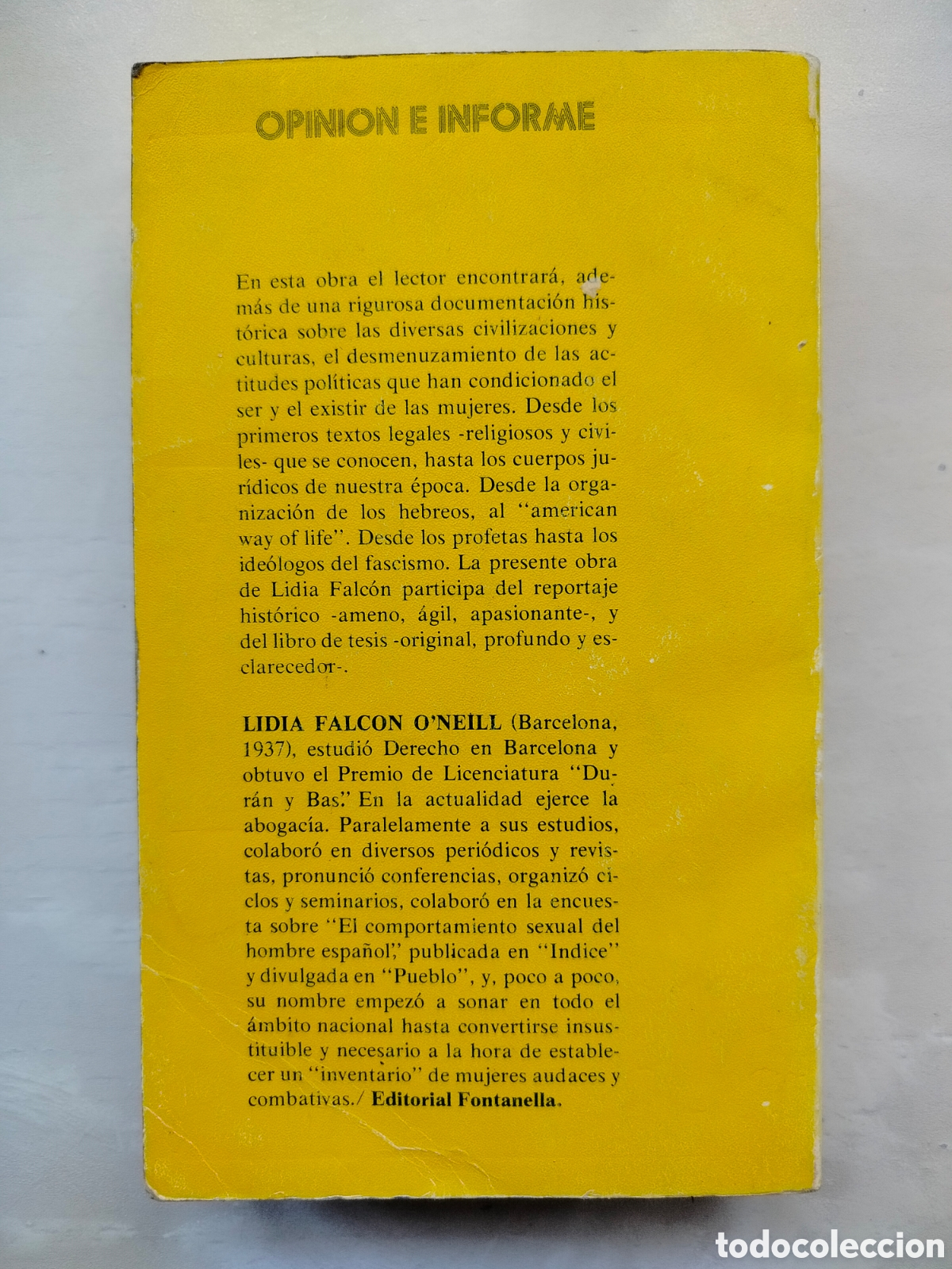 Libros de segunda mano: Mujer y Sociedad Lidia Falc&oacute;n - Foto 2