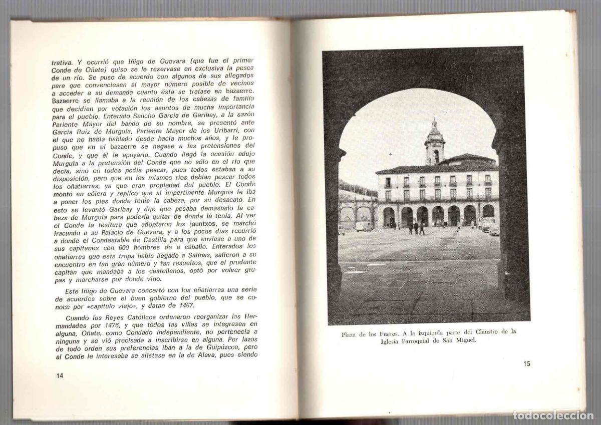 Libros de segunda mano: O&Ntilde;ATE, IGNACIO ZUMALDE. 1970 - Foto 2