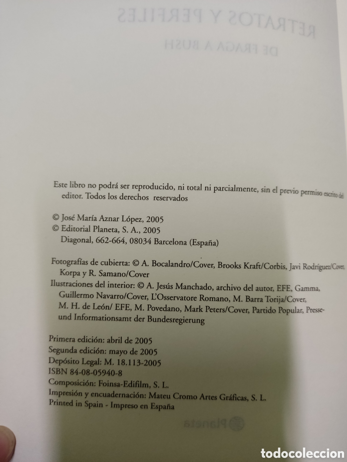 Libros de segunda mano: Libro JM Aznar Retratos y perfiles - Foto 2