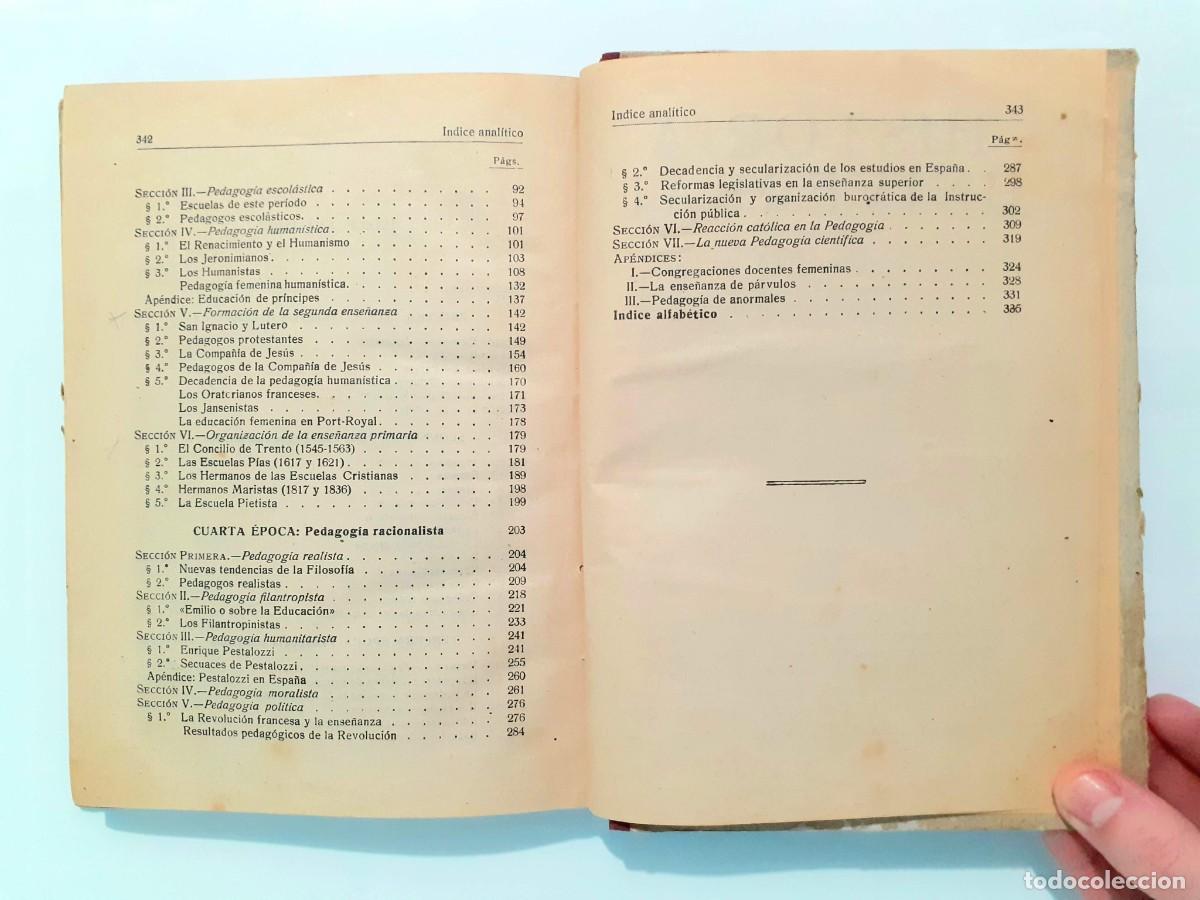 Libros de segunda mano: Libro HISTORIA DE LA EDUCACI&Oacute;N Y LA PEDAGOG&Iacute;A. - Foto 4