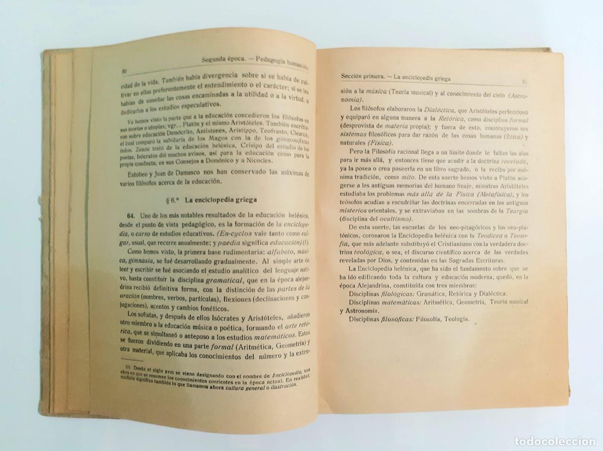 Libros de segunda mano: Libro HISTORIA DE LA EDUCACI&Oacute;N Y LA PEDAGOG&Iacute;A. - Foto 7