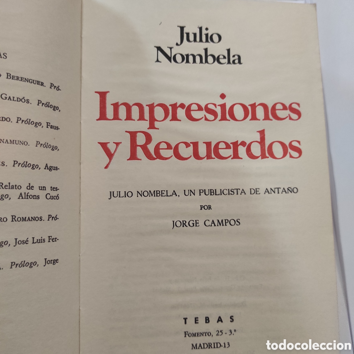 Libros de segunda mano: Impresiones y Recuerdos - Foto 5
