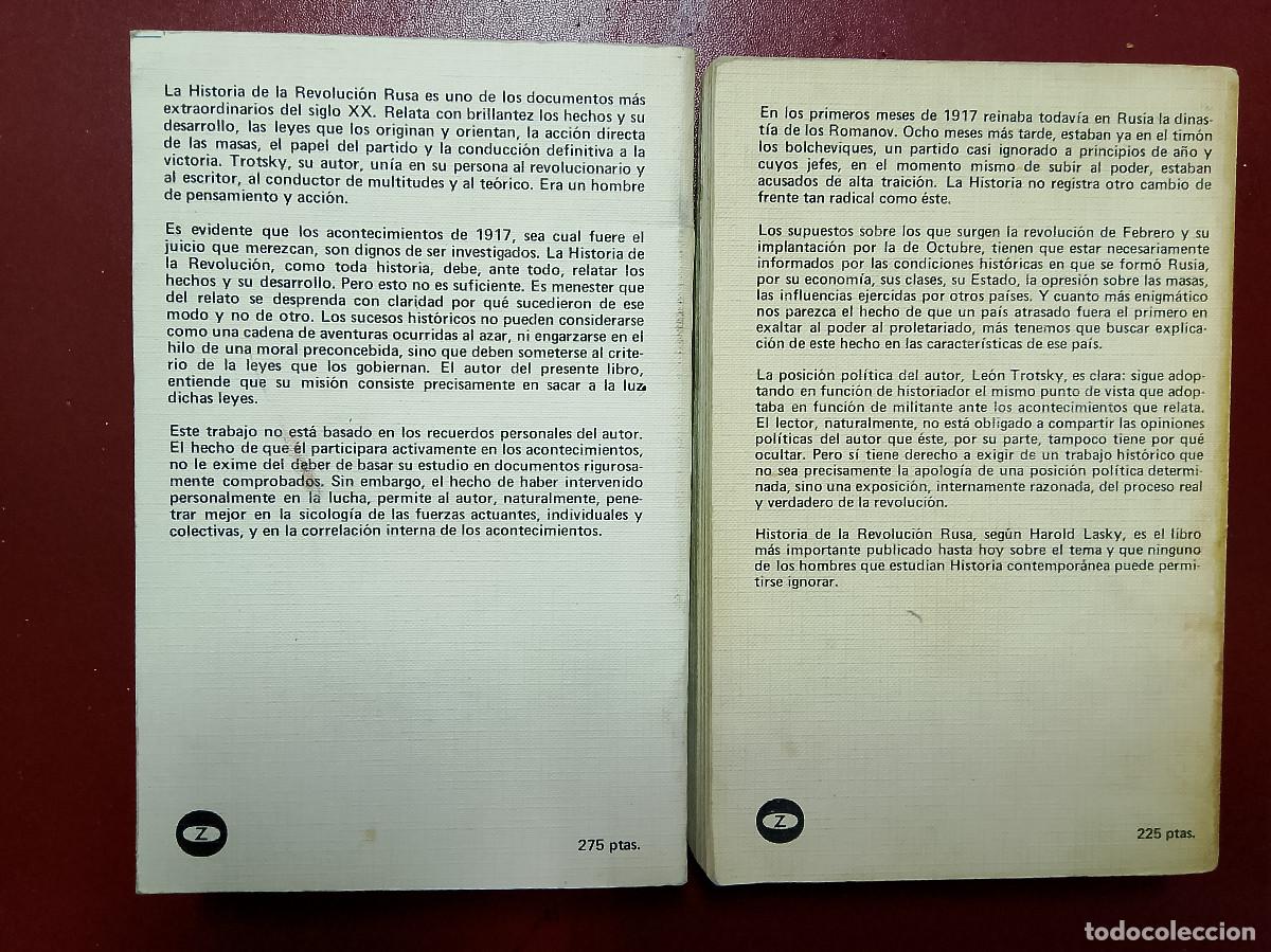 Libros de segunda mano: Leon Trotsky: Historia de la Revoluci&oacute;n Rusa (2 tomos) - Foto 3