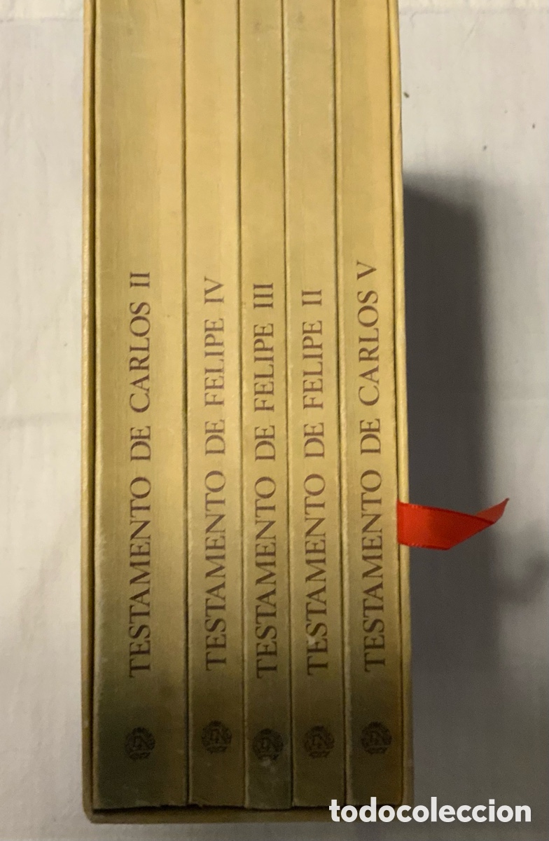 Libros de segunda mano: Testamentos de los Reyes de la Casa de Austria. 5 tomos - Foto 1