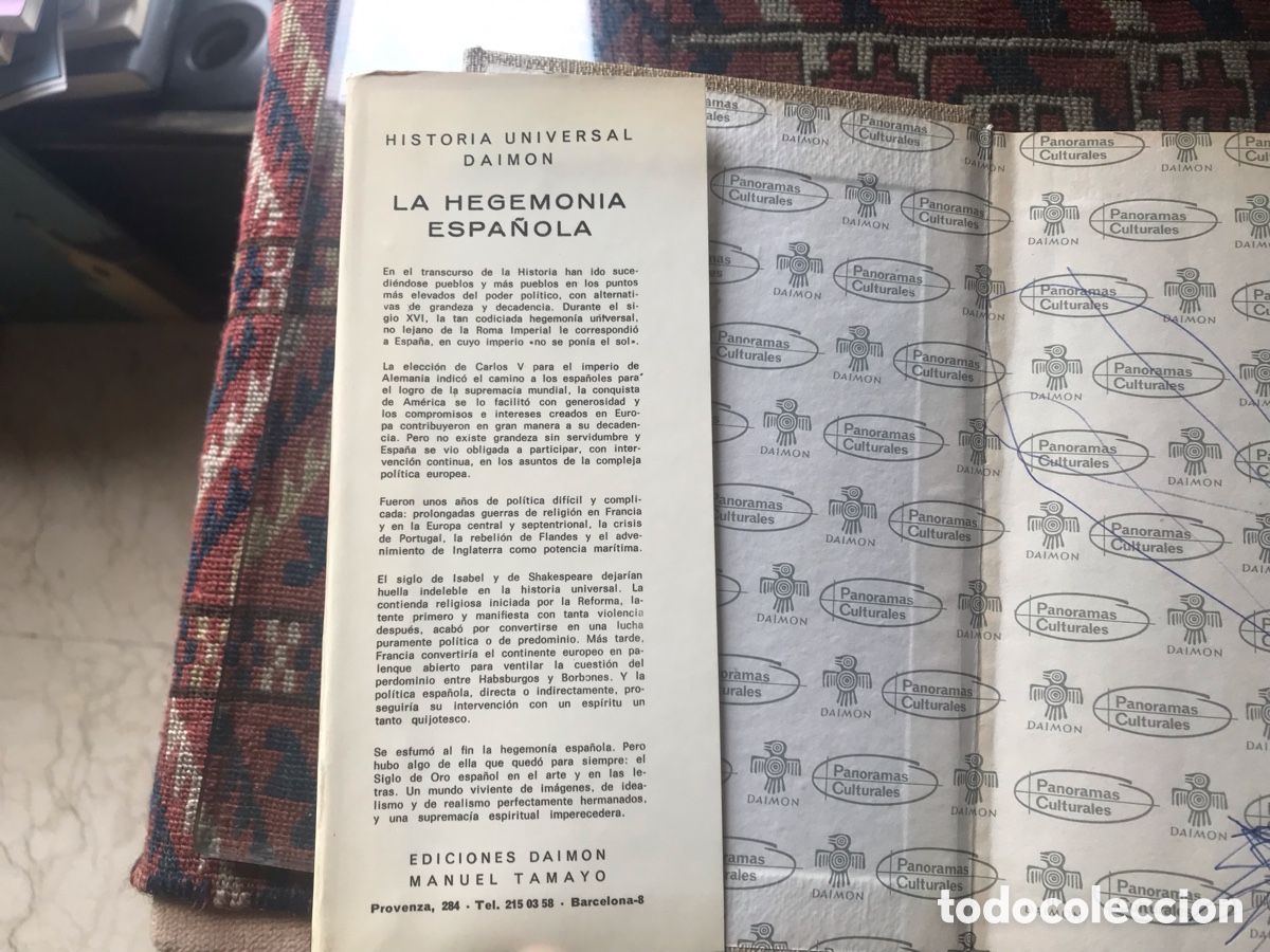 Libros de segunda mano: La hegemon&iacute;a espa&ntilde;ola. Daimon - Foto 7