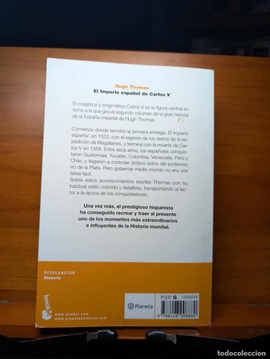 Libros de segunda mano: El imperio espa&ntilde;ol de Carlos V.- Thomas, Hugh. - Foto 2
