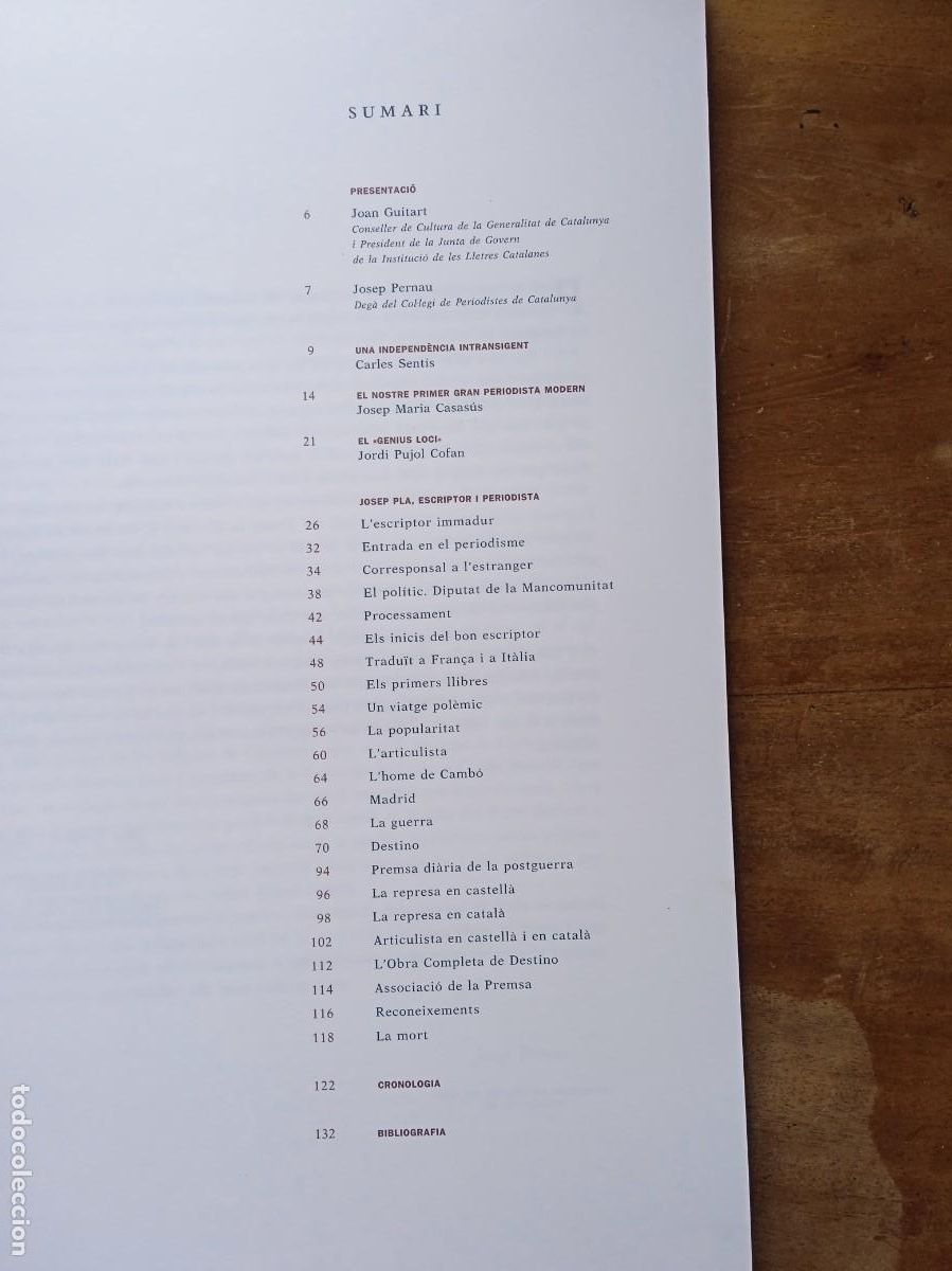 Libros de segunda mano: Josep Pla escriptor i periodista - Foto 3