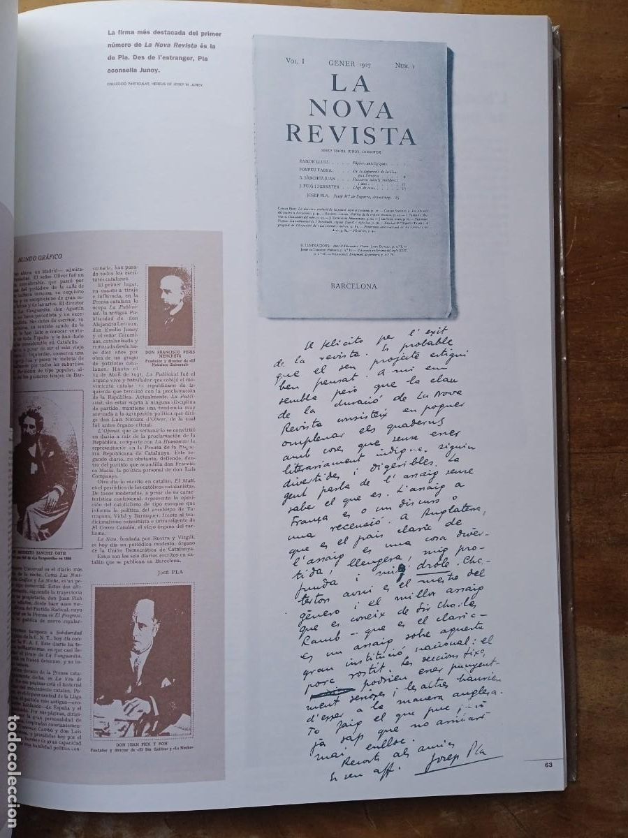 Libros de segunda mano: Josep Pla escriptor i periodista - Foto 4