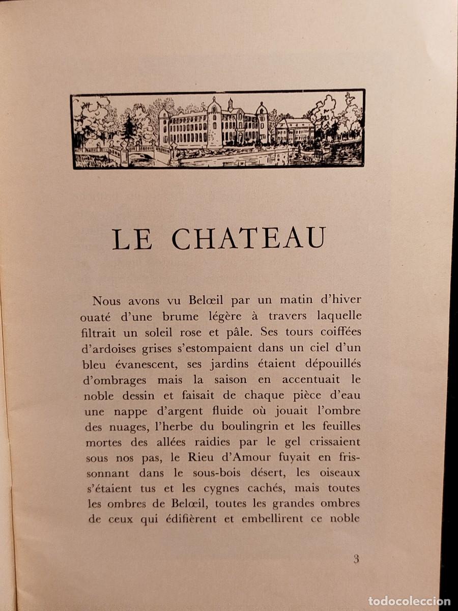 Libros de segunda mano: Le Chateau Beloeil. Lesigne de Mares. - Foto 2