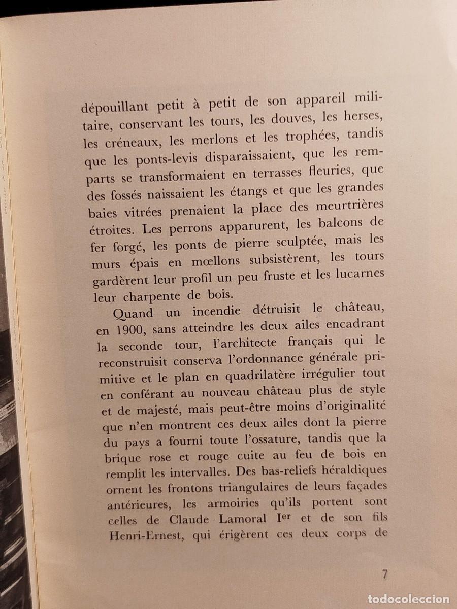 Libros de segunda mano: Le Chateau Beloeil. Lesigne de Mares. - Foto 4