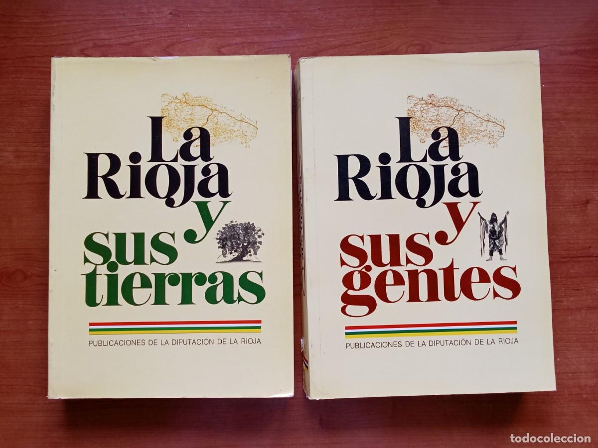 Libri di seconda mano: LA RIOJA Y SUS TIERRAS + LARIOJA Y SUS GENTES 2 Vols. 1982 Historia GEOGRAFIA Arquitectura