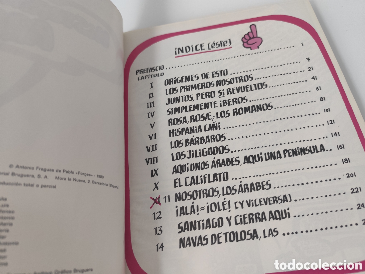 Libros de segunda mano: Historia de aqu&iacute; y all&iacute; Forges. - Foto 13