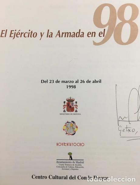 Libros de segunda mano: El Ej&eacute;rcito y la Armada en el 98. - Foto 2
