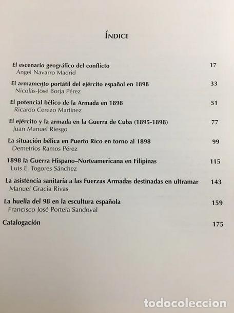 Libros de segunda mano: El Ej&eacute;rcito y la Armada en el 98. - Foto 3
