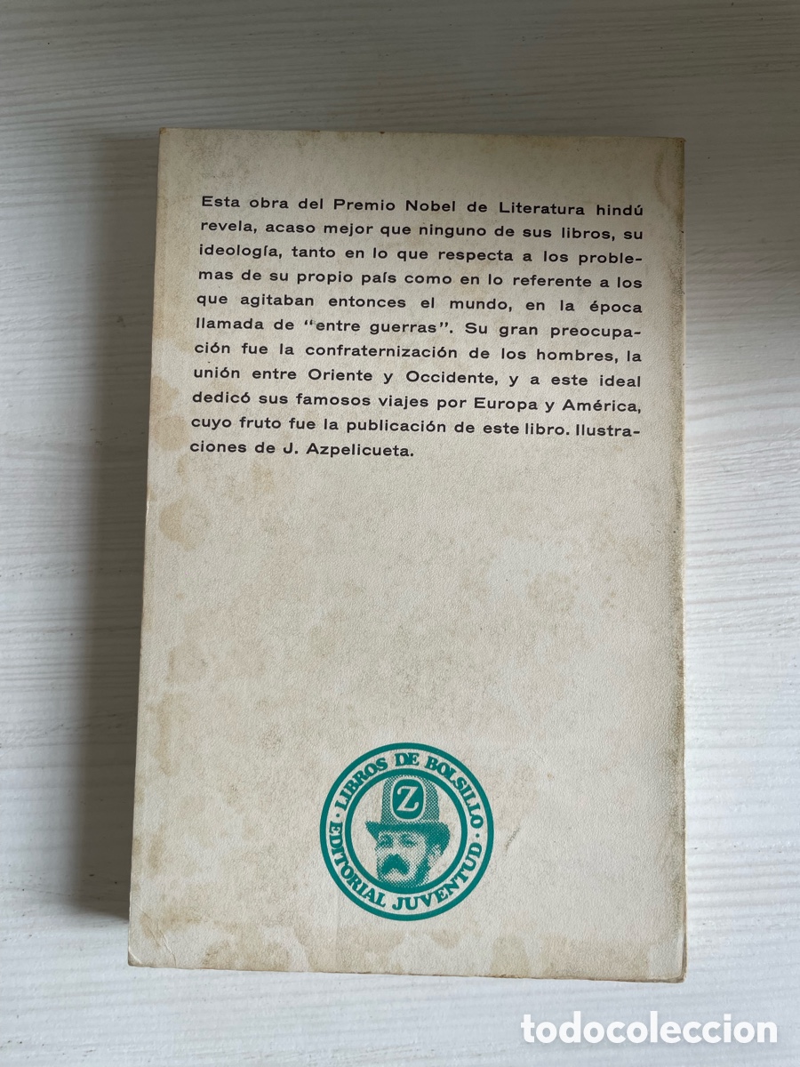 Libros de segunda mano: ORIENTE Y OCCIDENTE (libro de RABINDRANATH TAGORE) - Foto 2