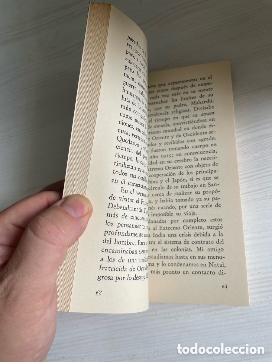 Libros de segunda mano: ORIENTE Y OCCIDENTE (libro de RABINDRANATH TAGORE) - Foto 3