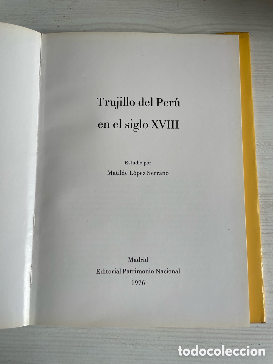 Libros de segunda mano: Trujillo del Per&uacute; en el siglo XVIII. - Foto 3