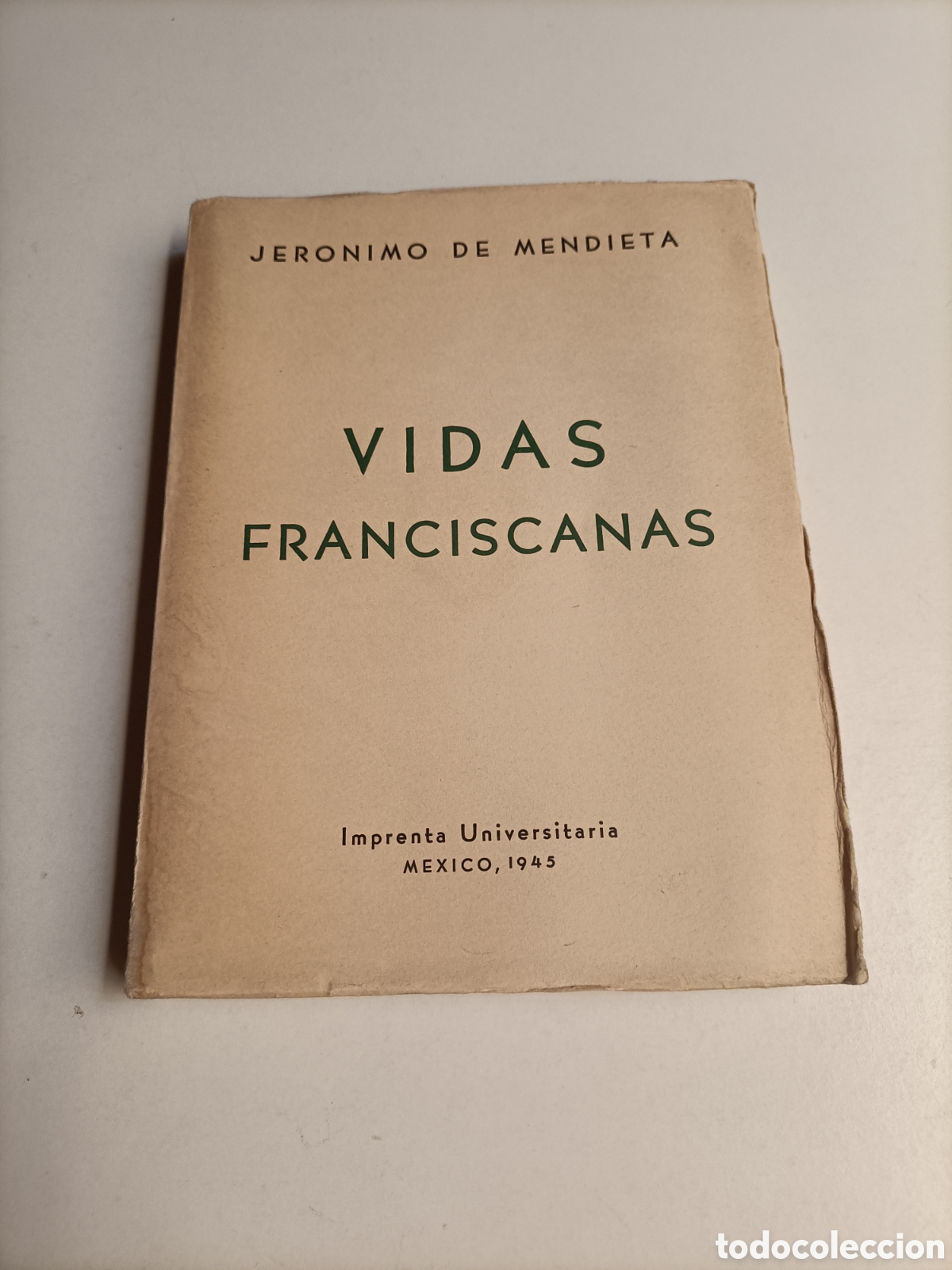 Libros de segunda mano: Vidas franciscanas. Jer&oacute;nimo de Mendieta - Foto 2