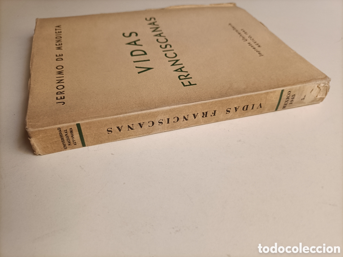 Libros de segunda mano: Vidas franciscanas. Jer&oacute;nimo de Mendieta - Foto 4