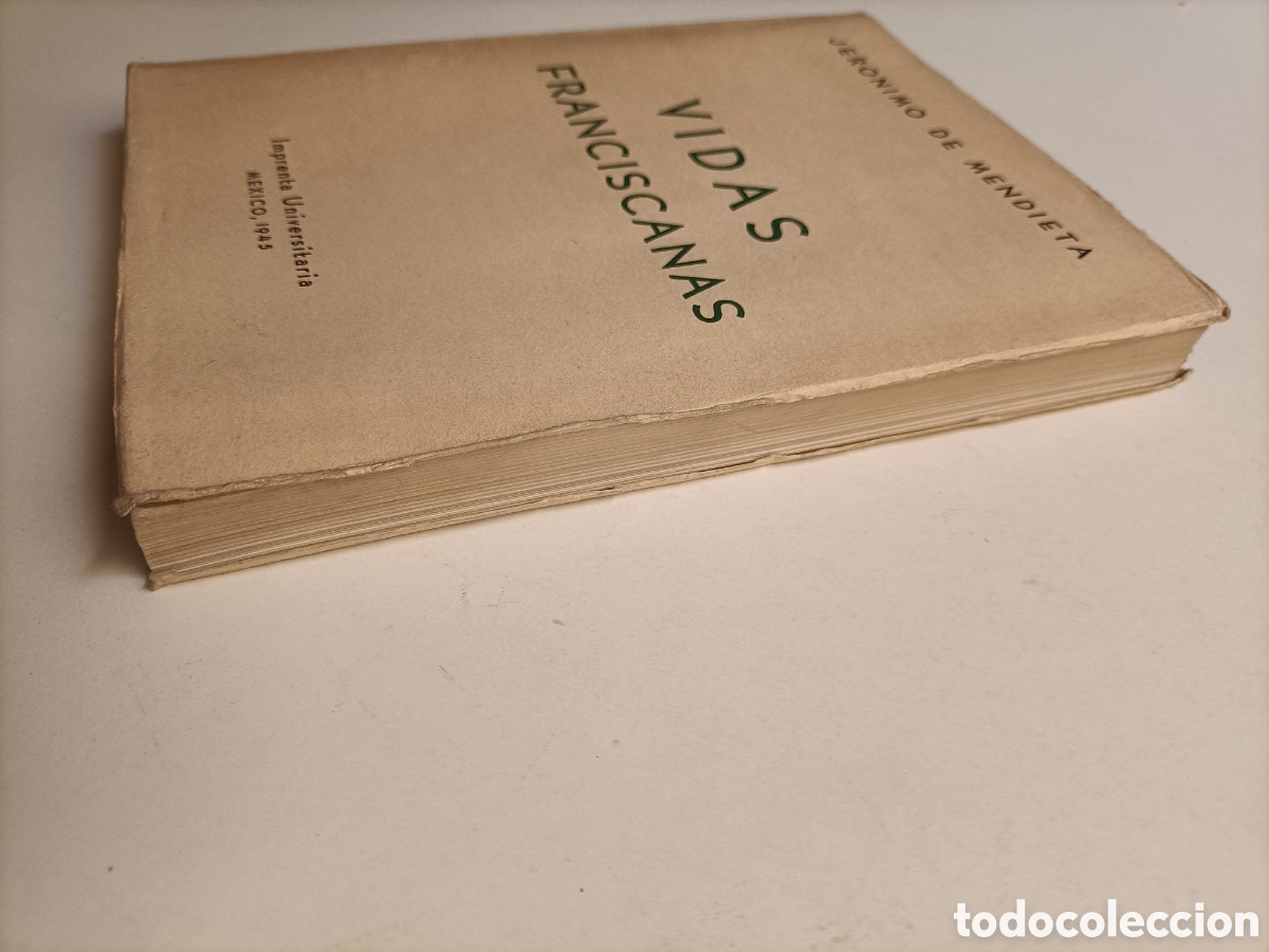 Libros de segunda mano: Vidas franciscanas. Jer&oacute;nimo de Mendieta - Foto 5